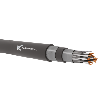 RE-2Y(St)YSTAY-fl Cu-PE-OS-PVC-STA-PVC