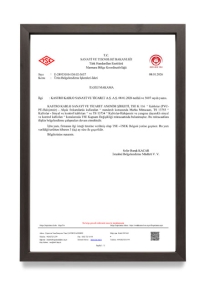 KASTRO KABLO - TSE MÜRACAAT YAZISI